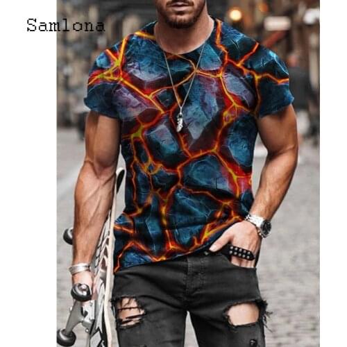 Plus Size 4xl 5xl Mens clothing Fashion 3D Print T-shirt Basic Tops Masculinas 2021 Summer Casual Pullovers Sexy Men Tees Shirt