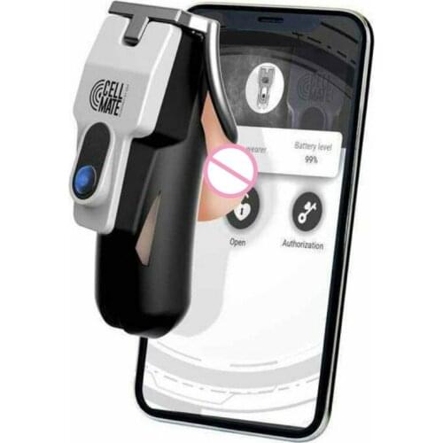 Sexy Shop 2020 New APP Remote Control Lock Male Chastity Device Cock Cage Metal Penis Ring Adult Games Sex Toys For Men