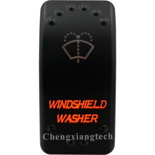 Orange Led - Car Boat Caravan Marine- Momentary On Off- Rocker Switch - Windshield Washer-for Carling ARB NARVA 4X4 -Waterproof