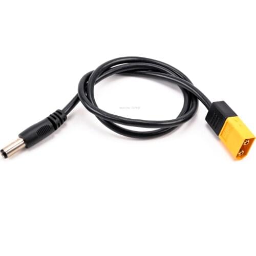 XT60 Male Bullet Connector To Male DC DC5525 5.5x2.5mm Power Cable Adaptor For TS100 Electronic Soldering Iron