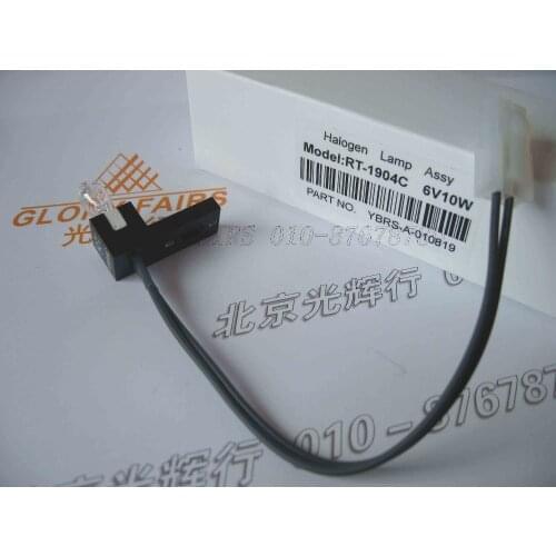 RAYTO RT-1904C 6V10W spare bulb,Semi automatic biochemical analyzer,RT-9000 RT-9200,6V 10W halogen lamp,RT1904C RT9000 RT9200