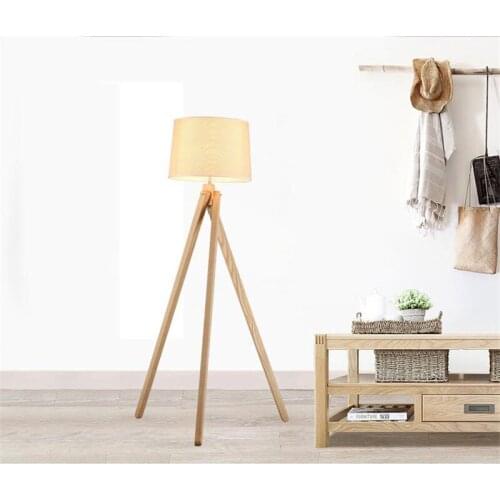 Modern Triangle Design Floor Lamps Wood White Standing Floor Lights For Living Room Bedroom Bedside Home Decor Floor Lamps FA097
