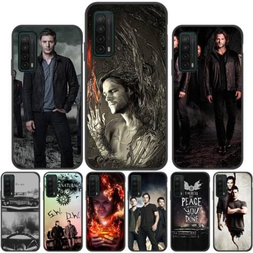 Supernatural TV Show Phone Case For Huawei Honor 8X 9 Lite View 10 Life For Honor 10i 20i Honor Series Black Silicone Cover