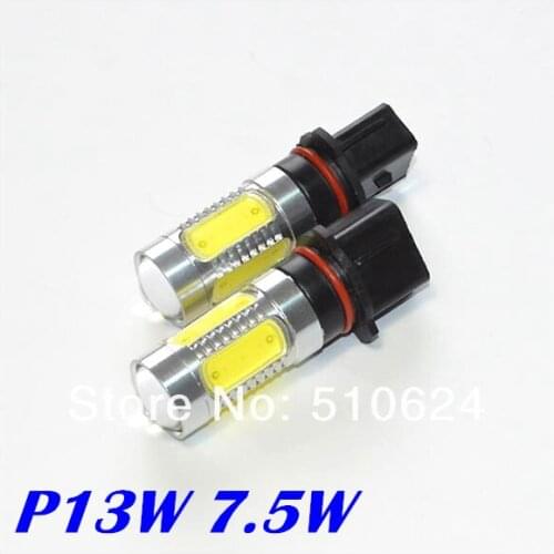10pcs/lot high power 7.5W P13W led bulb,p13w led car,P13W 7.5W LED high power Daytime DRL Light Lamp Bulb