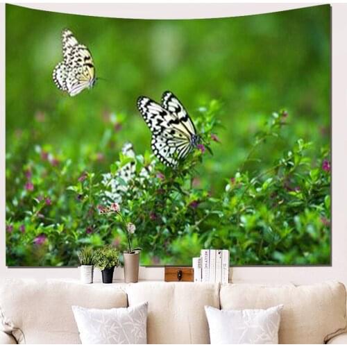 Polyester Printed Wall Tapestry Hanging Modern Home Living Room Bedroom College Dorm Decorations Wall Hanging Cloth