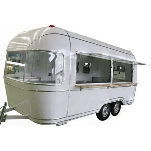 Ice cream trailer Mobile food trailer carts food van crepe cart sale of sandwich kiosk