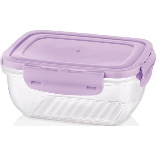 Bager Colorful Cover Rectangle Sak. Container 2300ml 3'lü Package