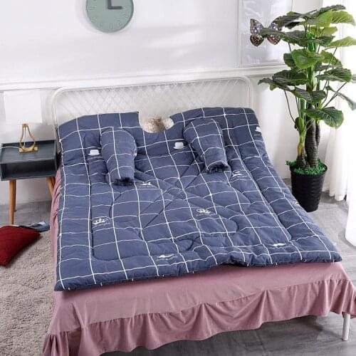Lazy Quilt With Sleeves Arms Warm Comfy Wearable Blanket Wrap Robe Dormitory Mantle Covered Blankets Home Bedding Winter Nap