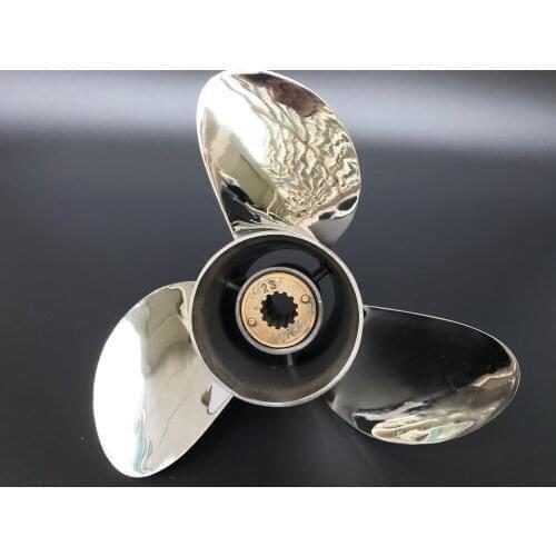11 3/8x14 for 40HP-50HP JOHNSON propellers STAINLESS STEEL Propeller 13 tooth JOHNSON boat accessories marine propellers