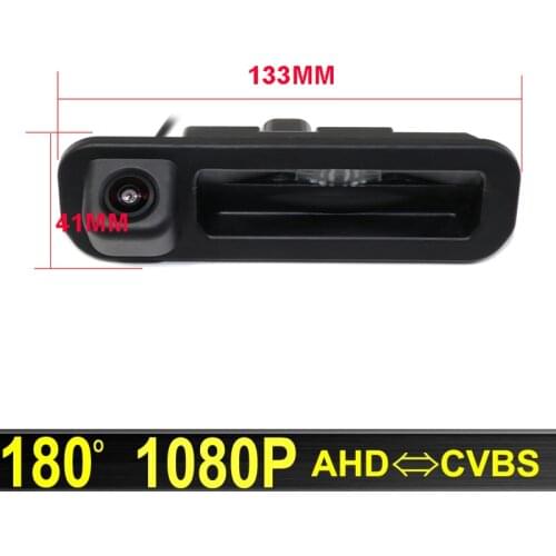 180 Degree 1920x1080P AHD Car Rear View Reverse backup parking Camera For Ford Focus 2012 2013 For Focus 3 Trunk Handle