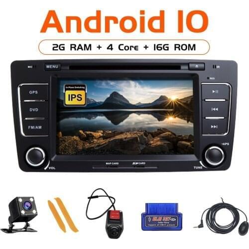 ZLTOOPAI Android 10 Car Radio 2 Din For Skoda Octavia Yeti Car Multimedia Player GPS Stereo Audio DVD Player Car Player IPS DSP