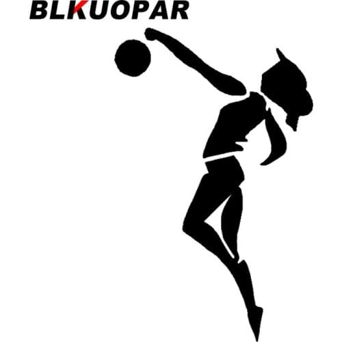 BLKUOPAR for Volley Ball Car Stickers Vinyl Decals Windshield JDM Assessoires JTR Waterproof Surfboard Sunscreen Custom Printing