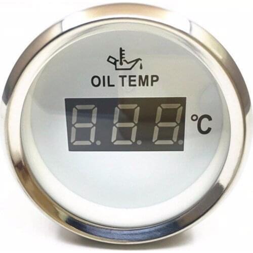 52 mm Digital Oil Temperature Gauge 50~150 Degree LCD Display Car Boat Oil Temperature Meter fit 12~24V