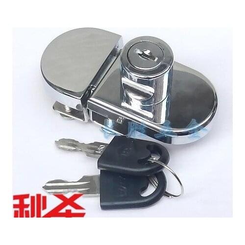 Double Glass Door Lock with 2 keys