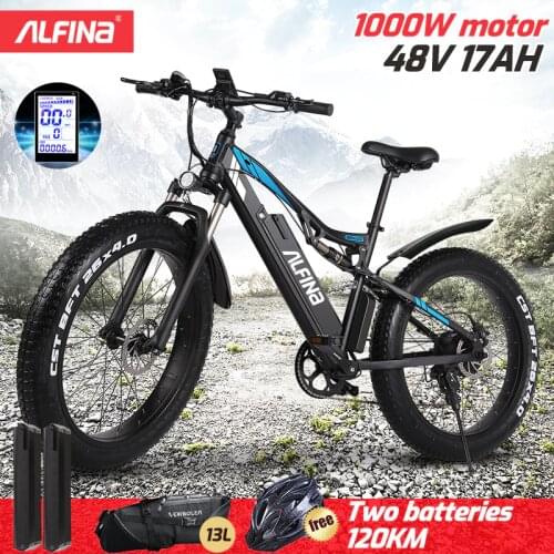 ALFINA FX03PRO Non Acceleration Turnaround Electric Powered Mountain Electric Vehicle 1000W Motor 17AH Super Capacity 40km/h