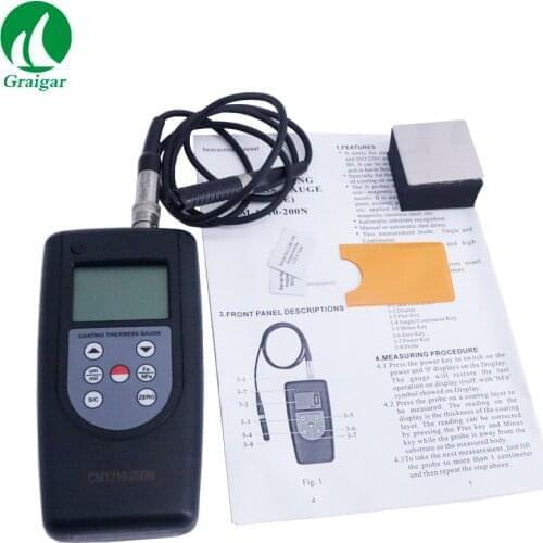 CM-1210-200N Handheld NF Type Coating Thickness Gauge Range 0~2000µm/0~80mil