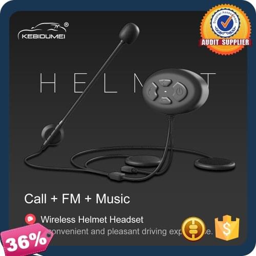 DK-11 Headphone Motorcycle Bluetooth Headset Helmet V4.2 Bluetooth Intercom Motor Bike Earphone Noise Reduction Microphone MIC