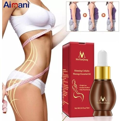Effect Slimming Product Lose Weight OilsThin Leg Waist Fat Burner Burning Anti Cellulite Weight Loss Slimming Essential Oil 10ML