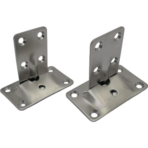 Marine Stainless Steel Table Bracket Set Removable Multiple Usage for House Boats Marine Accessories Hardware