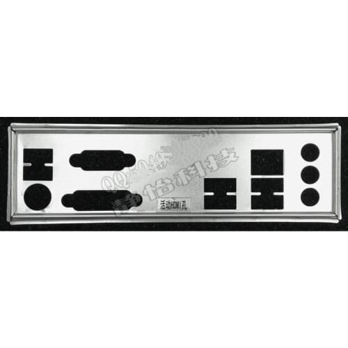 New I/O shield back plate of motherboard for Gigabyte GA-Z77-DS3H GA-H87M-HD3 GA-B75M-D3H just shield backplate