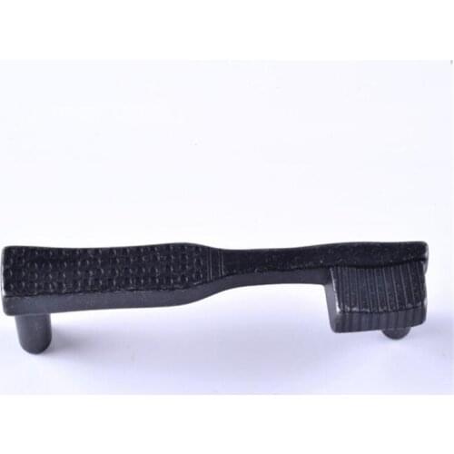 New Creative Toothpaste Toothbrush Shaped Cabinet Door Handle Matte Black Bronze Cupboard Wardrobe Knob Handles Drawer Pulls