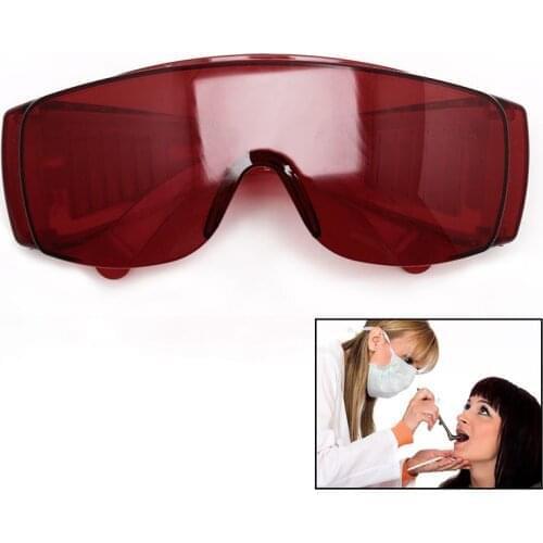 New Red Goggle Glasses Protective Eye Curing Light Whitening UV Dental Dentist