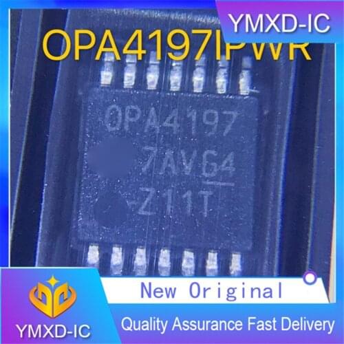 5Pcs/Lot New Original Opa4197ipwr Ti/BB Tssop14 Four-Way Universal Amplifier Full Swing Output Operational Amplifier Chip