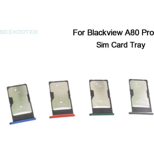 New Original Blackview A80 Pro Phone SIM Card SIM Card Tray Part for Blackview A80 Pro 6.49"Android 10 Smartphone