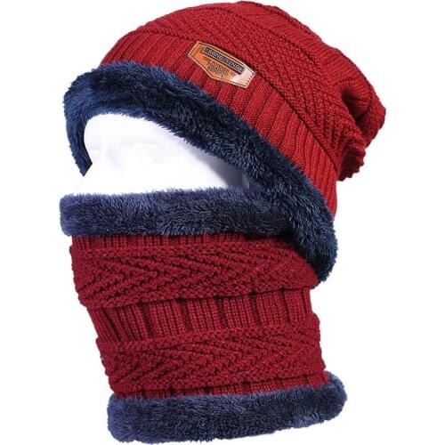 Top Designed Autumn And Winter Cap Added Fleece For Man Knitting Collar Of Arrowhead Leather Label To Protect Ear