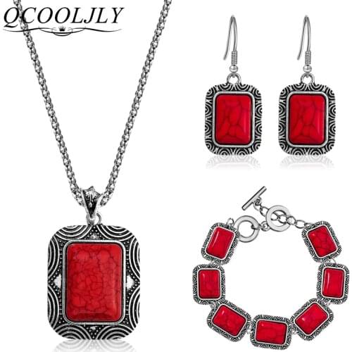 Наборы ювелирных украшений QCOOLJLY China At AliExpress