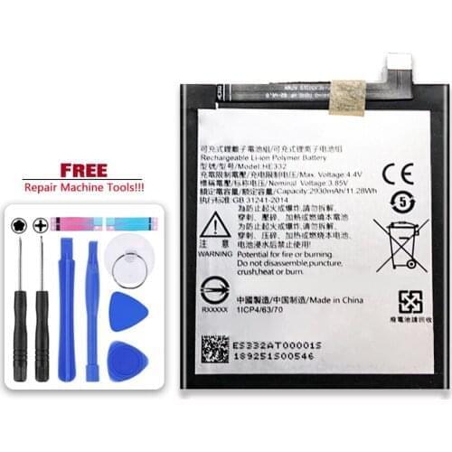 2930mAh Replacement Battery HE332 For Sharp S2 fs8010 Aquos S2 FS8018 S3 Mini S3mini Mobile Phone