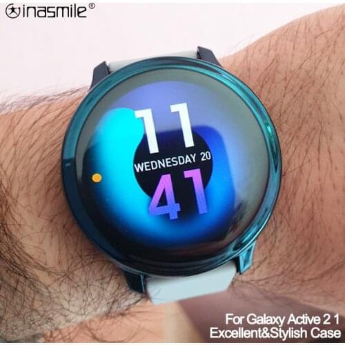 Stylish Case For Samsung Galaxy Watch Active 2 40 44mm Ultra Thin Screen Protector cover for watch active 1 Full TPU Protective
