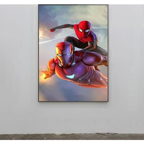 Superhero Spider Classic Movie Anime Canvas Painting Wall Art Posters and Print Wall Art Picture for Childrens Room Home Decor