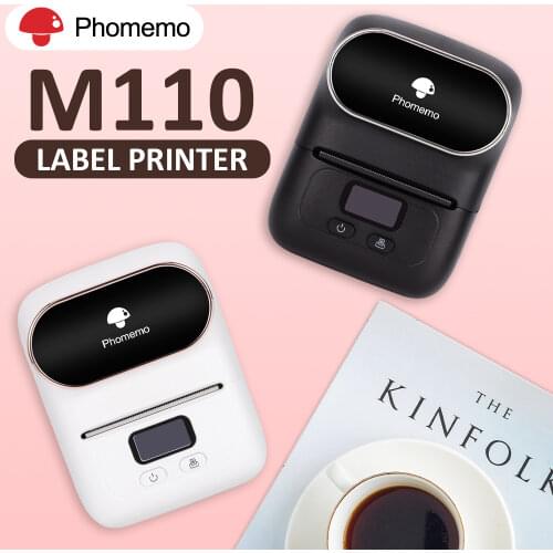 Phomemo M110 Mini Pocket Label Handheld Printer Bluetooth-Compatible Portable Thermal Photo Printer Android and IOS