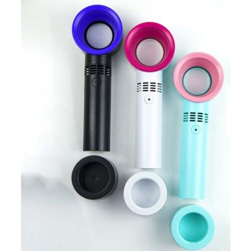 USB Handheld Bladeless Fan Air Conditioning Blower Mini Glue Grafted Eyelashes Dedicated Dryer Beauty Tool For Eyelash Extension