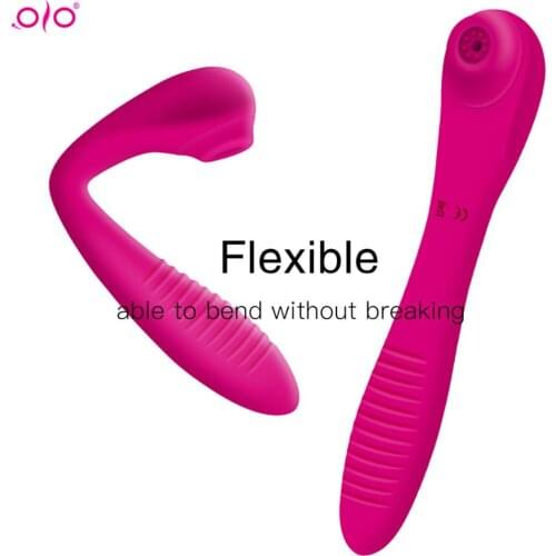 OLO Vagina Sucking Vibrator for Women Double Vibration 10 Speed Stimulate G spot Vagina Clitoris for Female Mastrubation Sex Toy
