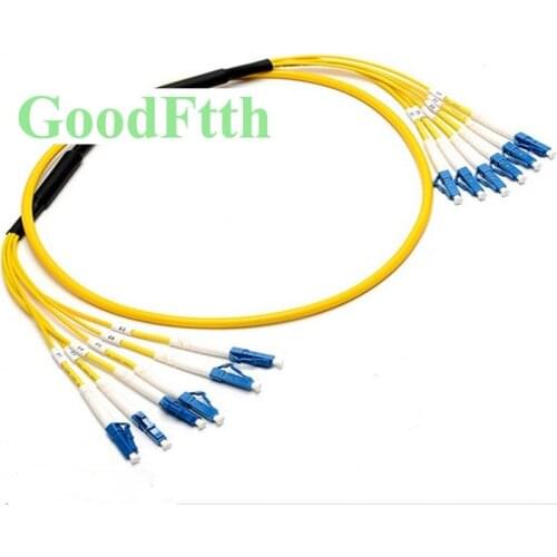 Fiber Patch Cord Jumper LC-LC UPC SM Trunk 6 Cores Breakout 2mm GoodFtth 1-15m