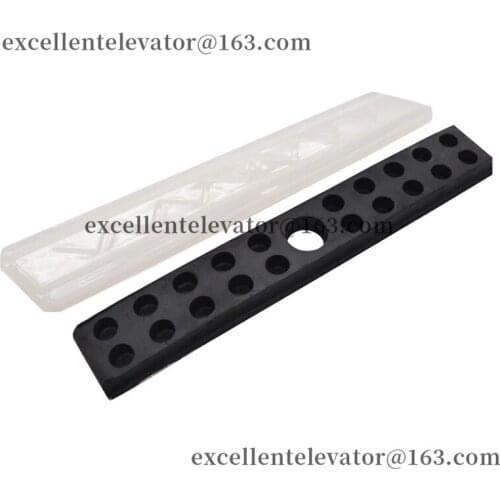 Elevator Guide Shoe Insert L210mm Black+White= 1 SET Use for Otis 1 Pack=10 Sets