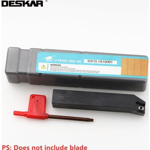 1PC DESKAR SCFCR1616H09 SCFCL1616H09 External Turning Tool Holder CNC Lathe Cutter Cutting Carbide Inserts For CCMT