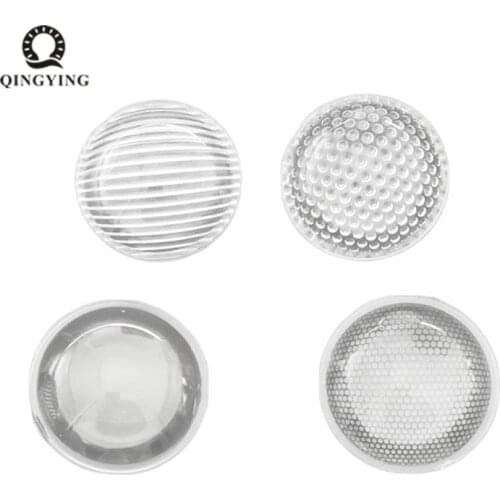 20pcs Optical PMMA LED Lens 23mm*8mm Plano Convex 60 Degree Acrylic Condenser Lenses For Spot Light Flashlight DIY