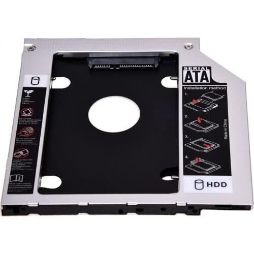 SATA 2nd Hard Disk Drive HDD Caddy Adapter for ThinkPad T400 T410 T500 R400 R500
