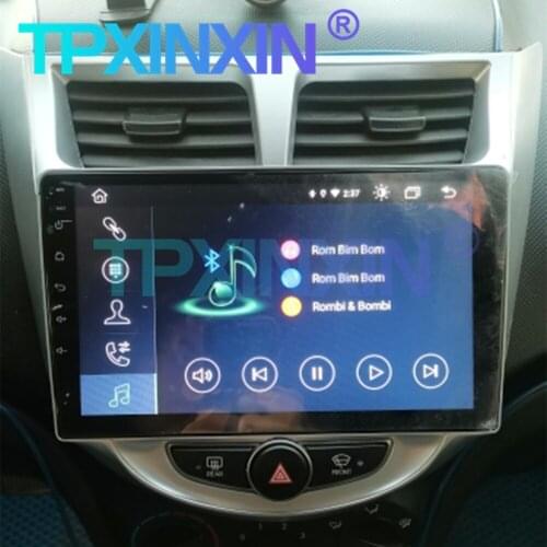Android 10.0 6+128G Carplay Car GPS Navigation For Hyundai Solaris 2010-2016 Auto Radio Multimedia Player Headunit Tape Recorder