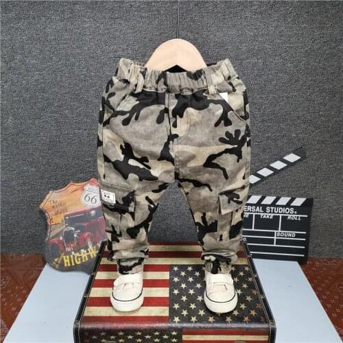 Toddler Boys Pants Fashion Camouflage Trousers For Boys 2 3 4 5 6 Years Baby Kids Sweatpants Casual Baby Boys Harem Pants 2020