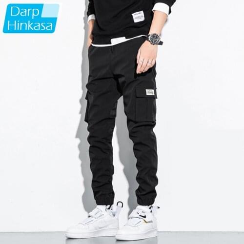 Streetwear Men Cargo Pants Black Hip Hop Harajuku Loose Harem Pant Jogger Pants Men Casual Fashion Cargo Pants Men Big Size 8Xl