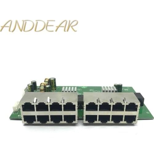 OEM New model 16Port Gigabit Switch Desktop RJ45 Ethernet Switch 10/100/1000mbps Lan Hub switch 16 portas motherboard