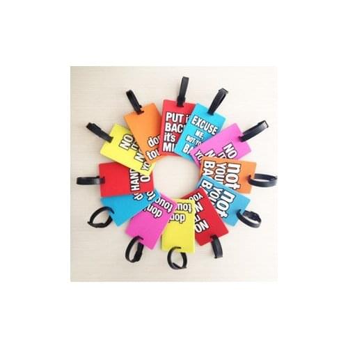 017 DHL Free shipping PVC Luggage Tag ID Identify Label Holder For Suitcase Handbag Baggage Recognizable Cover Card Travel