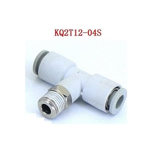 KQ2T12-04S Male Branch Tee One-Touch Fitting Push In Connector Applicable Tube 12mm Port Size G1/2" KQ2T1204S SMC Type