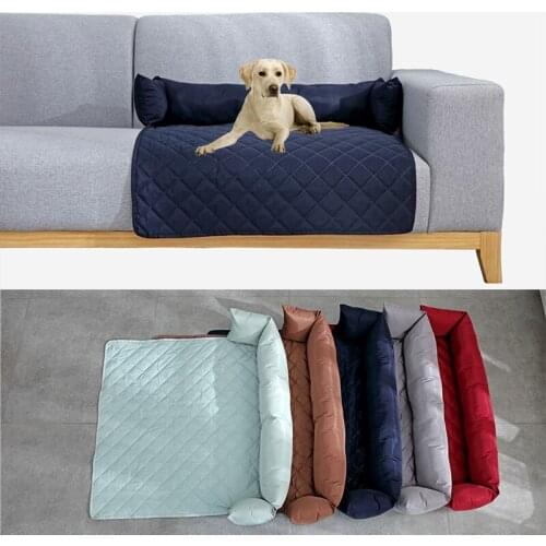 Pet Bed Mattress Dog Cat Cushion Waterproof Pad Soft Mat Removable Cover Pillow Kennel Dog Mat Pet Puppy Cushion Mat