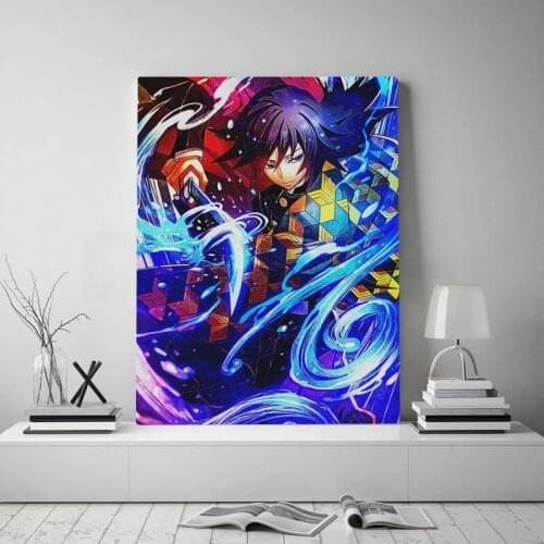 Anime Demon Slayer Canvas Painting Modular Picture Wall Art HD Print Poster Nordic Style Modern Living Room Home Decoration