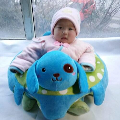 Cartoon Baby Plush Toys Portable Seat Kids Feeding Chair Booster Seat Safe Seat Education Feeding Seat Baby Toy Sofa Kids Gifts